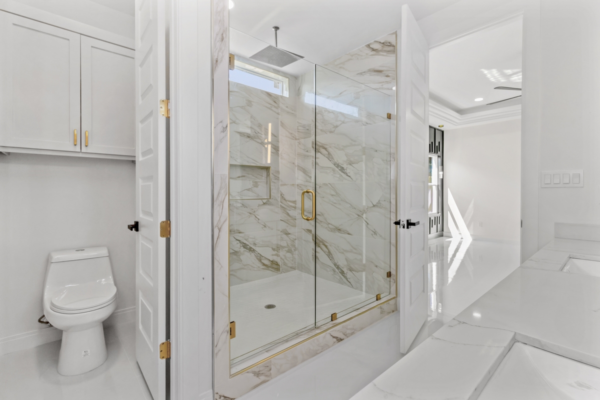 Marble shower