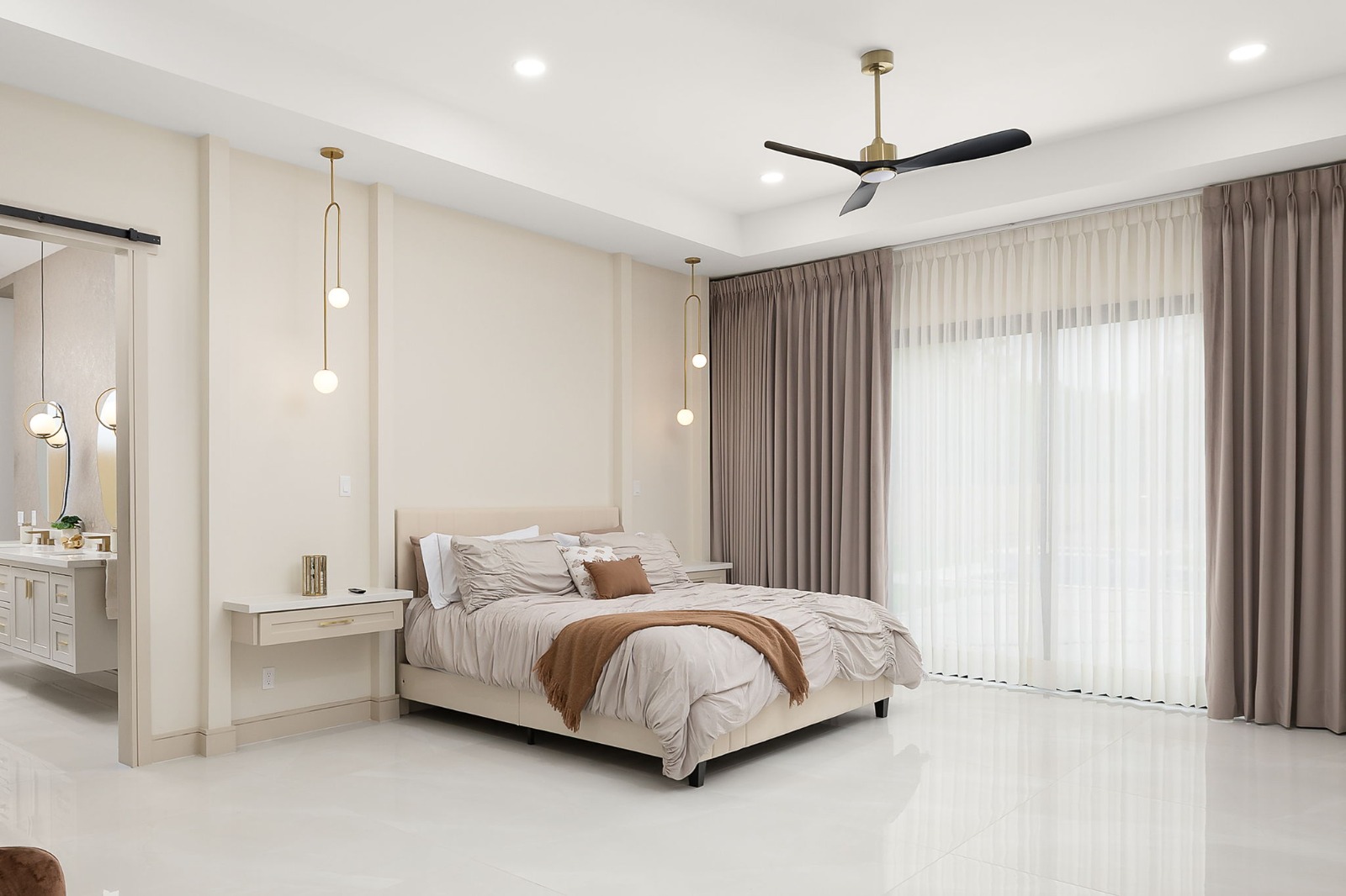 Primary bedroom angle